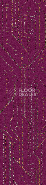 Ковровая плитка Interface Visual Code Circuit Board 9280007 Magenta Circuit фото 1 | FLOORDEALER